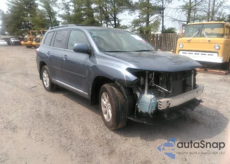 2013 Toyota Highlander Se V6 из США, поврежденный, VIN 5TDBK3EH6DS201598